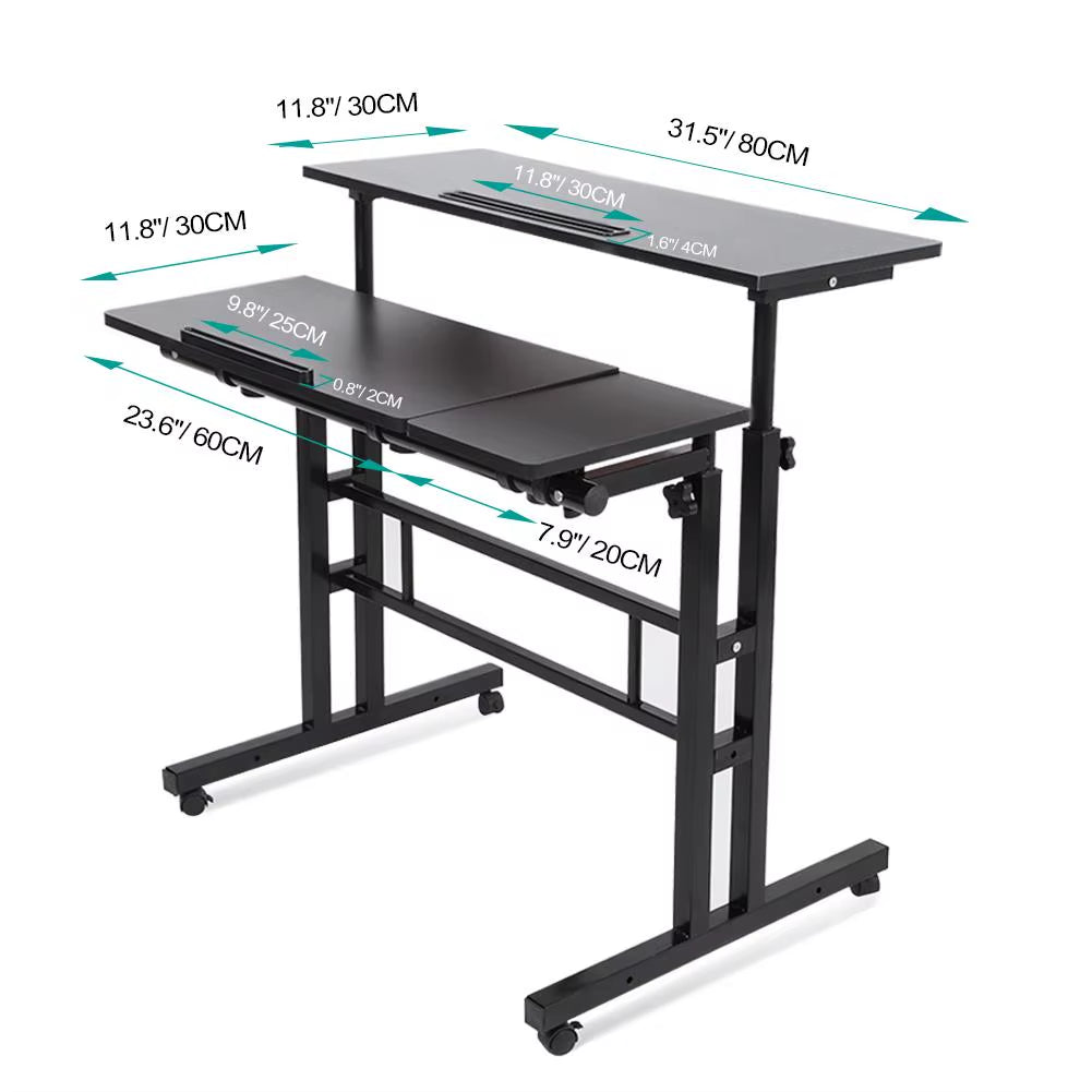 Adjustable PC Desk Computer Table PC Table Multi Purpose PC Table Multi Purpose Height Adjustable Laptop Desk Table Furniture