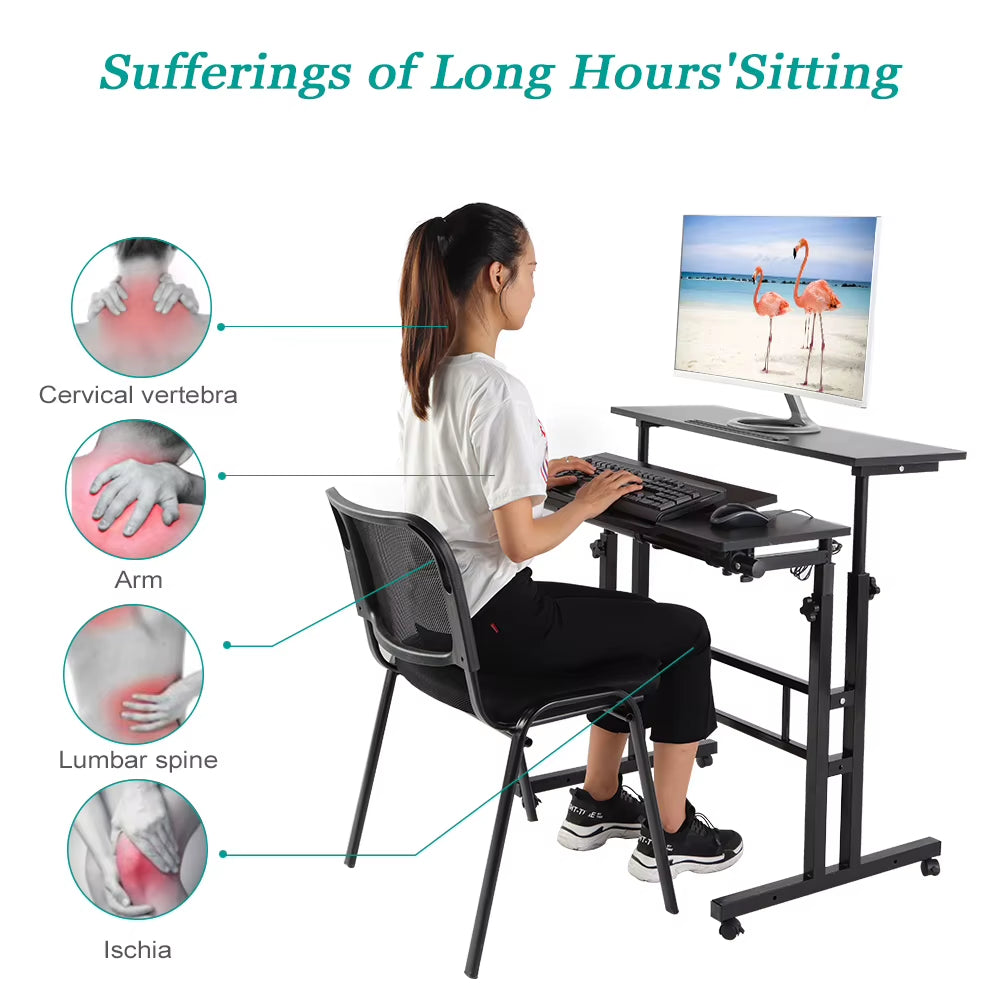 Adjustable PC Desk Computer Table PC Table Multi Purpose PC Table Multi Purpose Height Adjustable Laptop Desk Table Furniture